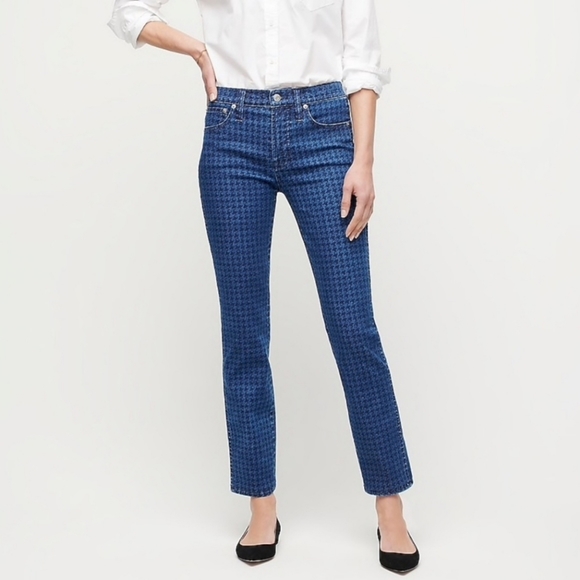 J. Crew Denim - J.Crew Vintage Straight Jean in Houndstooth Print Size 31